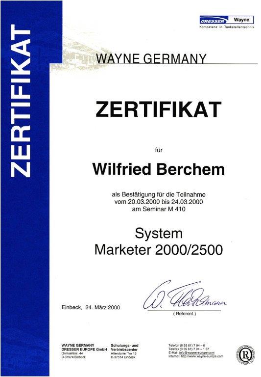Zertifikat Wilfried_Dresser_2000